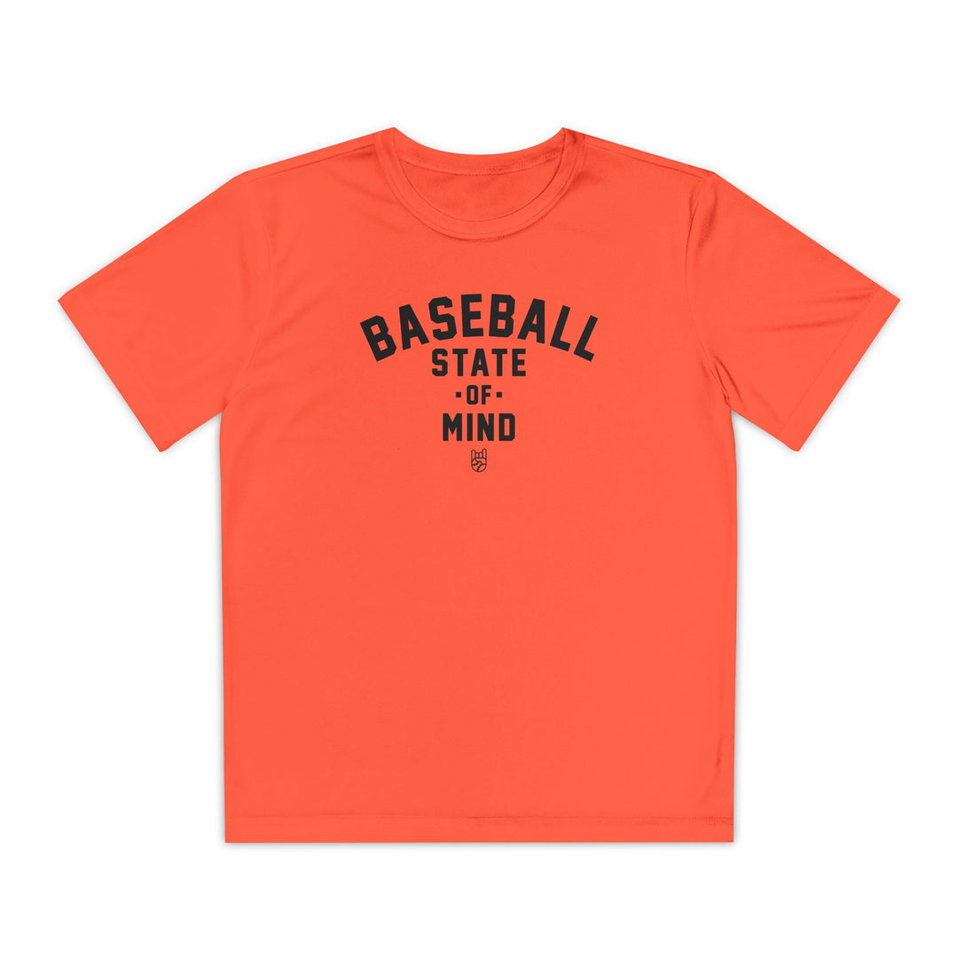 Kids Baseball State Of Mind Dry Fit Tee