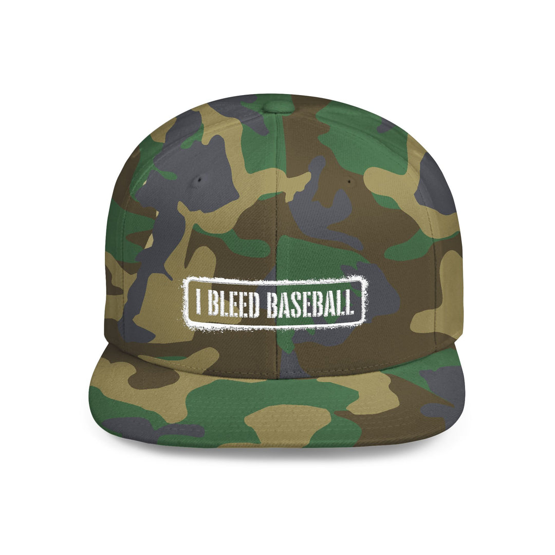 I Bleed Baseball Snapback Hat