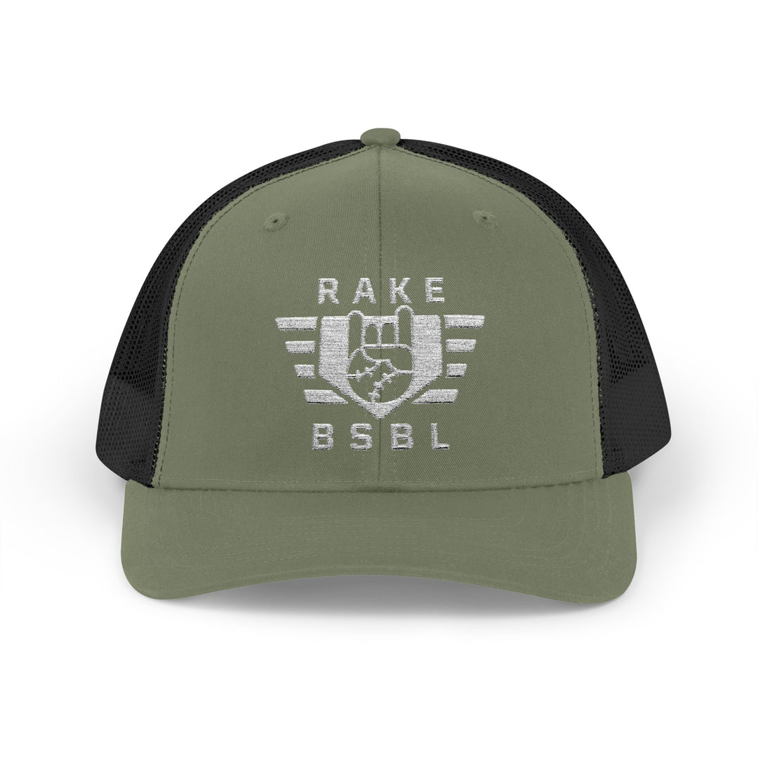 Rake Flag Snapback Trucker Cap