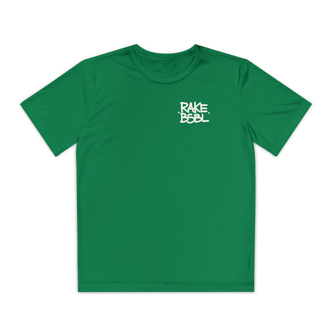Kids Positive Mental Attitude Dry Fit Tee - Rake Baseball Company - RAKE BASEBALL | BASEBALL T-SHIRT | BASEBALL CLOTHING | GOOD VIBES ONLY