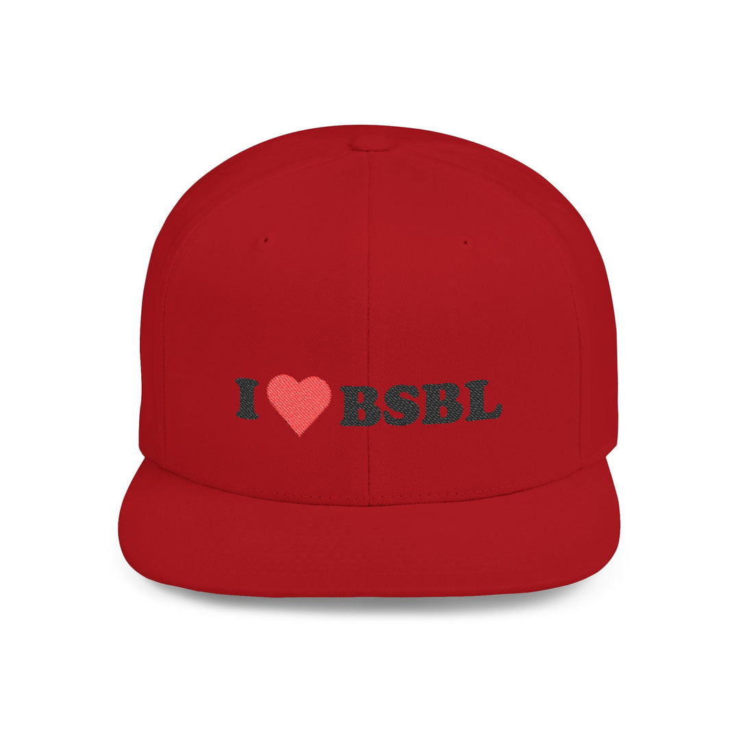 I Heart BSBL Snapback Hat