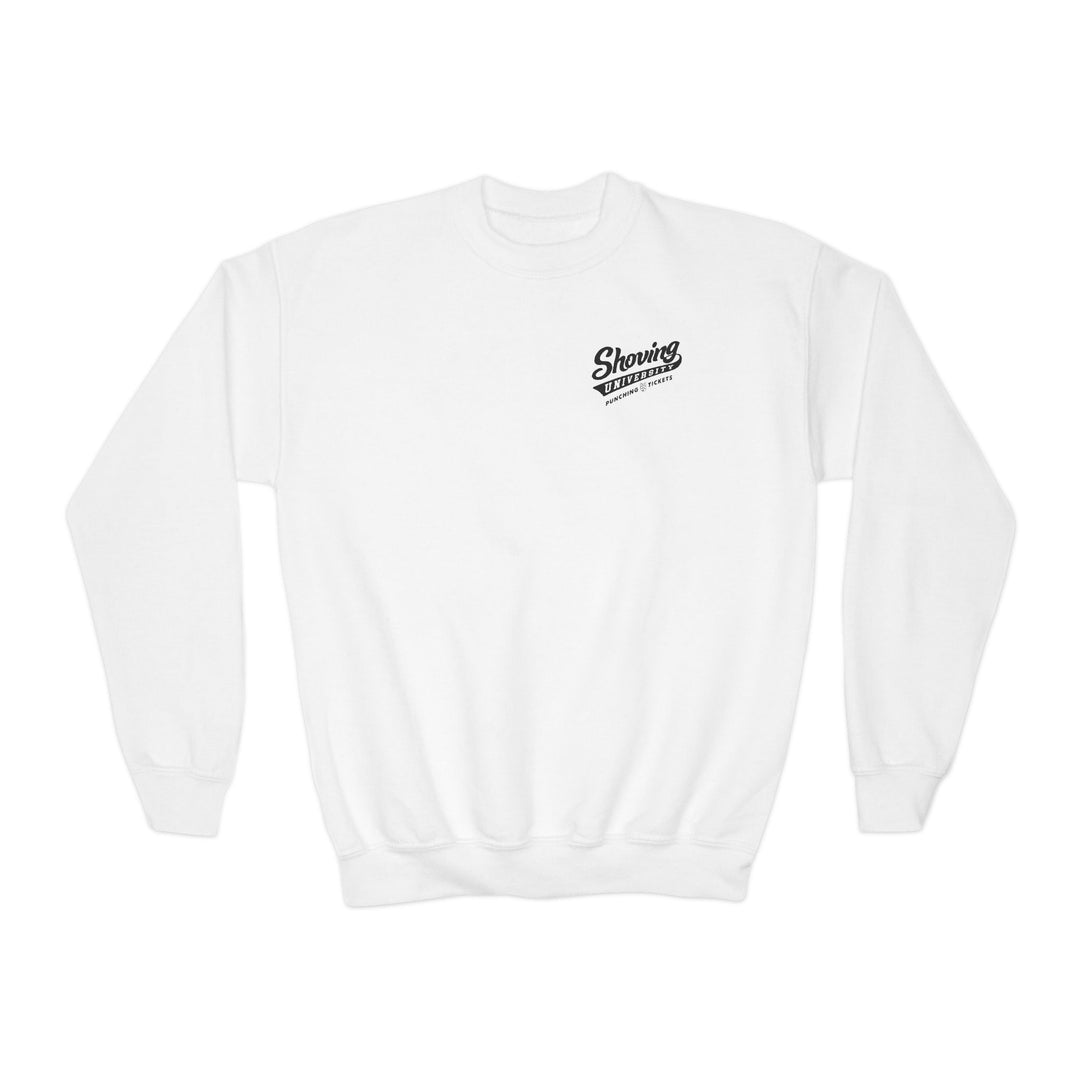 Kids Shoving University Crewneck Sweatshirt