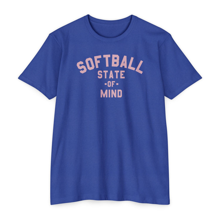 Softball State Of Mind Tee - Rake Baseball Company - RAKE BASEBALL | BASEBALL T-SHIRT | BASEBALL CLOTHING | GOOD VIBES ONLY