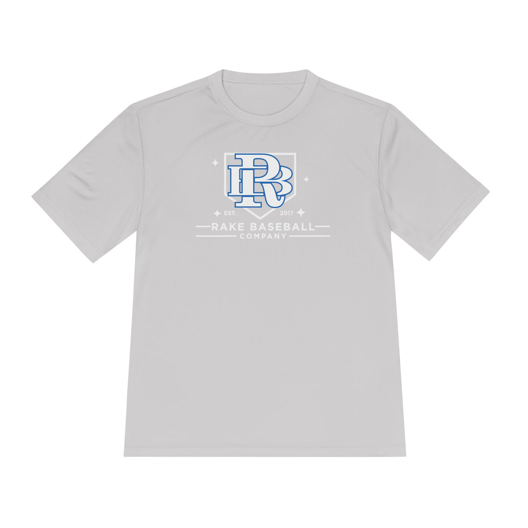 Rake Baseball Homeplate Tee Dry Fit Tee - Rake Baseball Company - RAKE BASEBALL | BASEBALL T-SHIRT | BASEBALL CLOTHING | GOOD VIBES ONLY