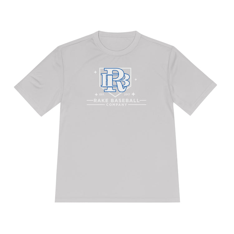 Rake Baseball Homeplate Tee Dry Fit Tee - Rake Baseball Company - RAKE BASEBALL | BASEBALL T-SHIRT | BASEBALL CLOTHING | GOOD VIBES ONLY