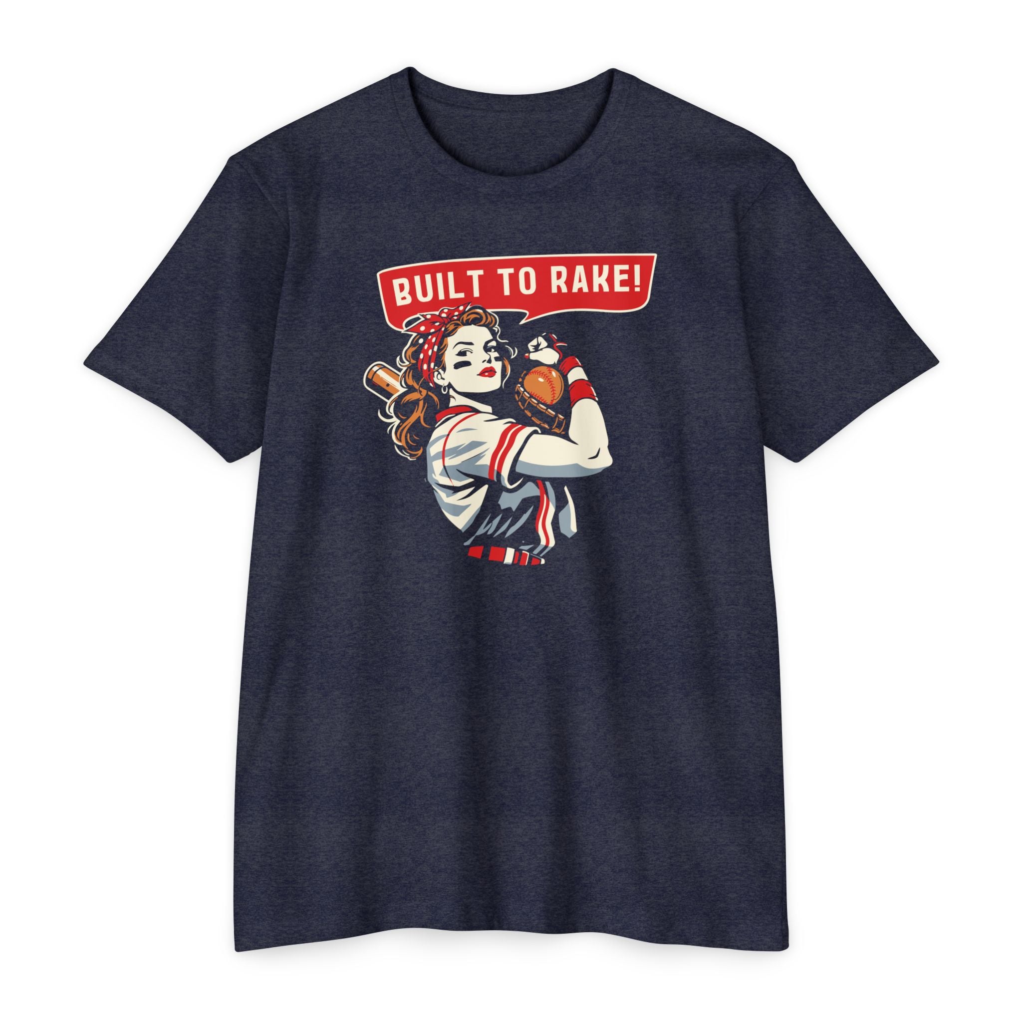 Built to Rake Softball Tee - Rake Baseball Company - RAKE BASEBALL | BASEBALL T-SHIRT | BASEBALL CLOTHING | GOOD VIBES ONLY