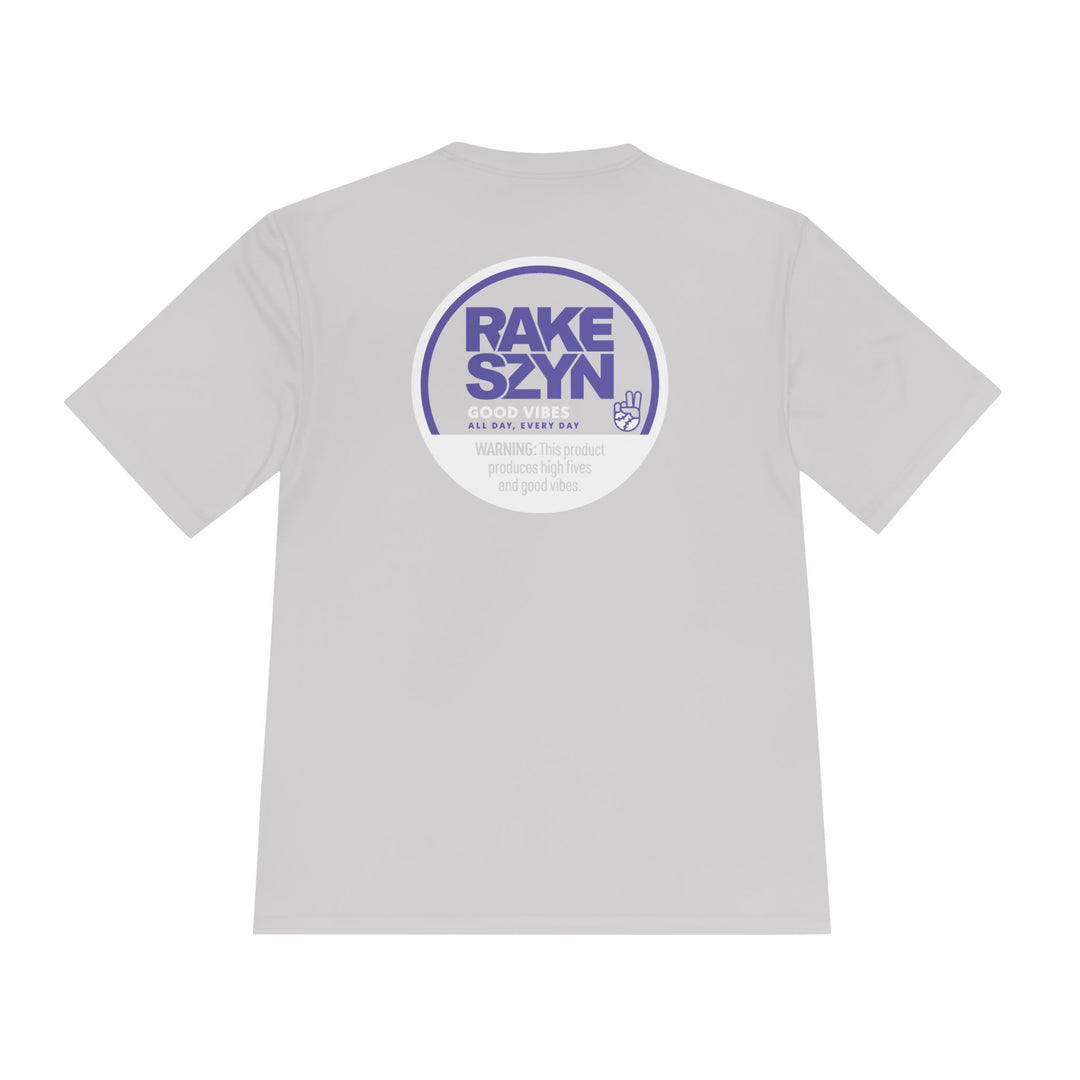 Rake SZYN Dry Fit Tee - Rake Baseball Company - RAKE BASEBALL | BASEBALL T-SHIRT | BASEBALL CLOTHING | GOOD VIBES ONLY