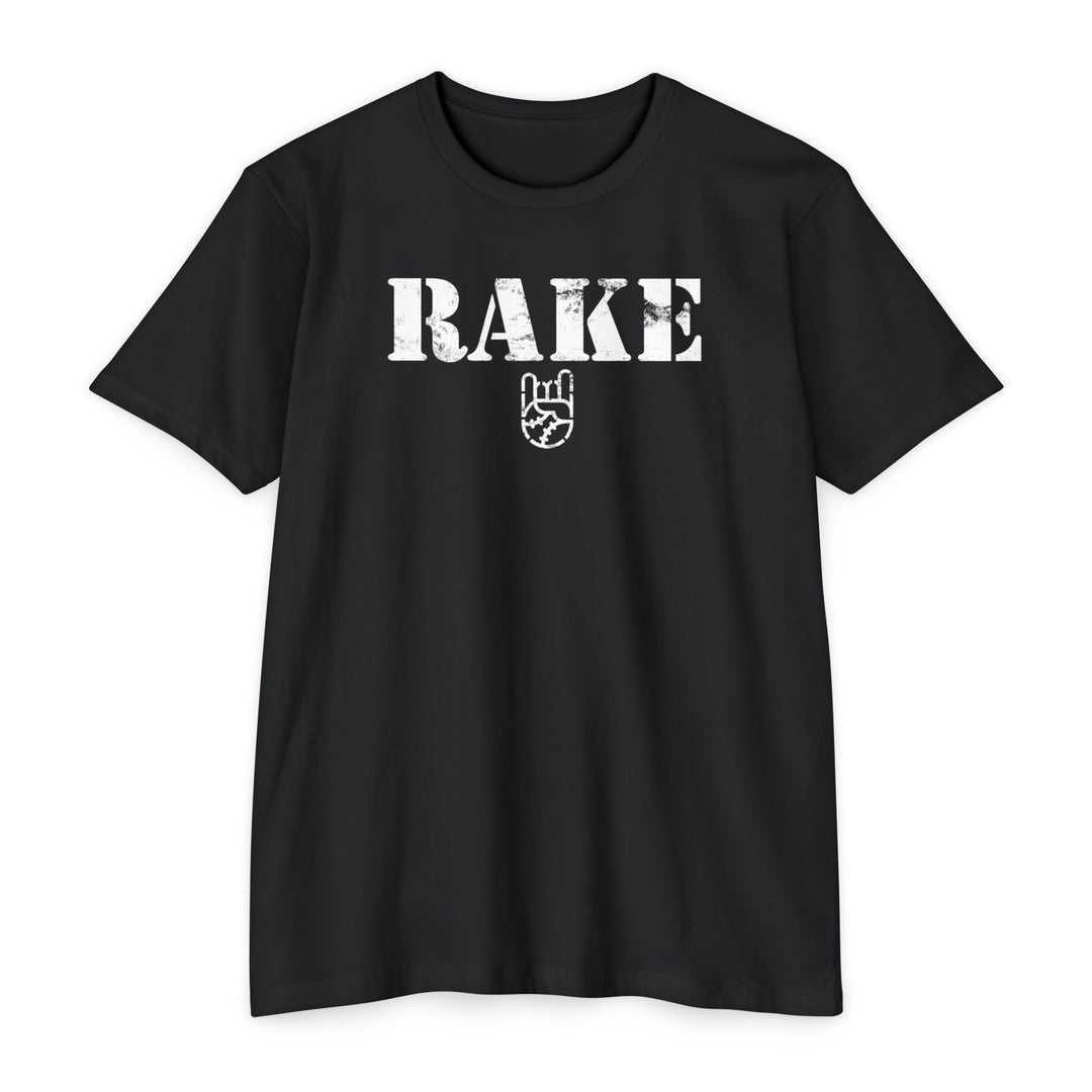 Rake Stencil Tee - Rake Baseball Company - RAKE BASEBALL | BASEBALL T-SHIRT | BASEBALL CLOTHING | GOOD VIBES ONLY