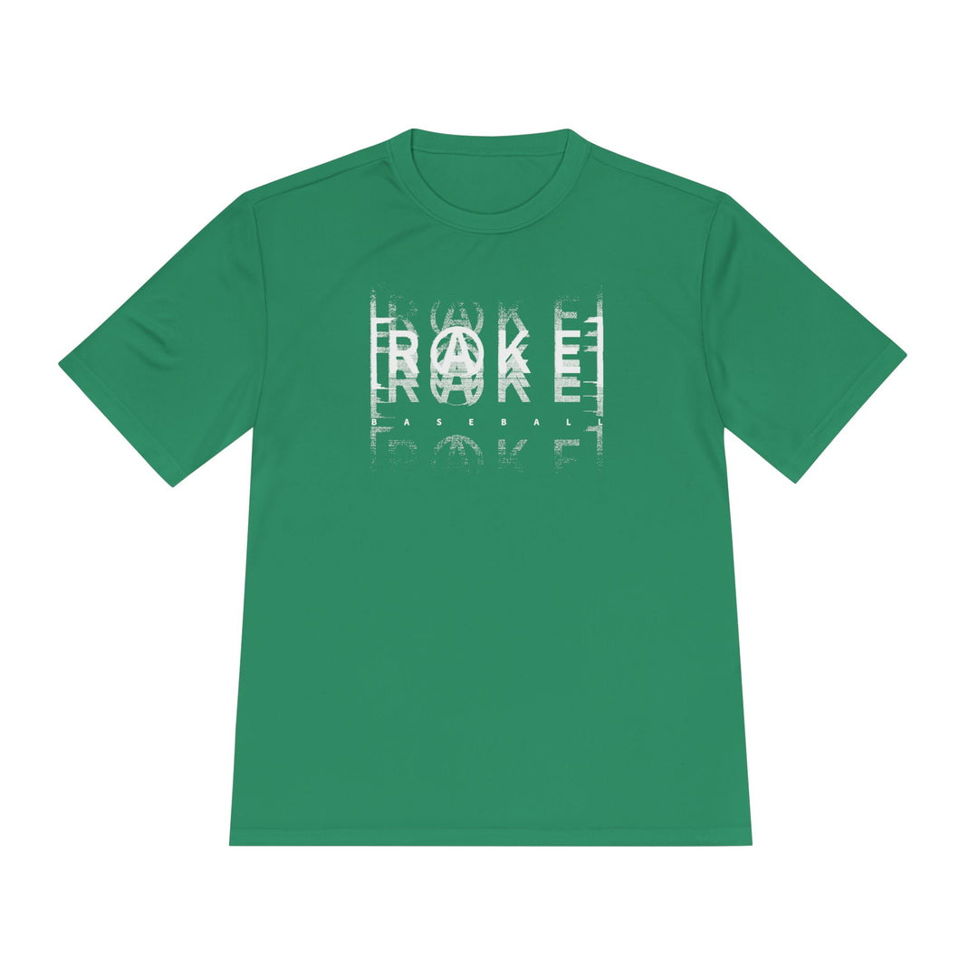 Rake A Graphic Dry Fit Tee - Rake Baseball Company - RAKE BASEBALL | BASEBALL T-SHIRT | BASEBALL CLOTHING | GOOD VIBES ONLY