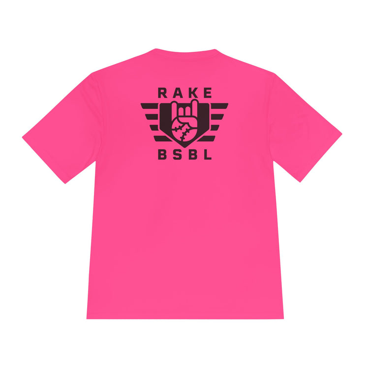 Rake Flag Dry Fit Tee - Rake Baseball Company - RAKE BASEBALL | BASEBALL T-SHIRT | BASEBALL CLOTHING | GOOD VIBES ONLY