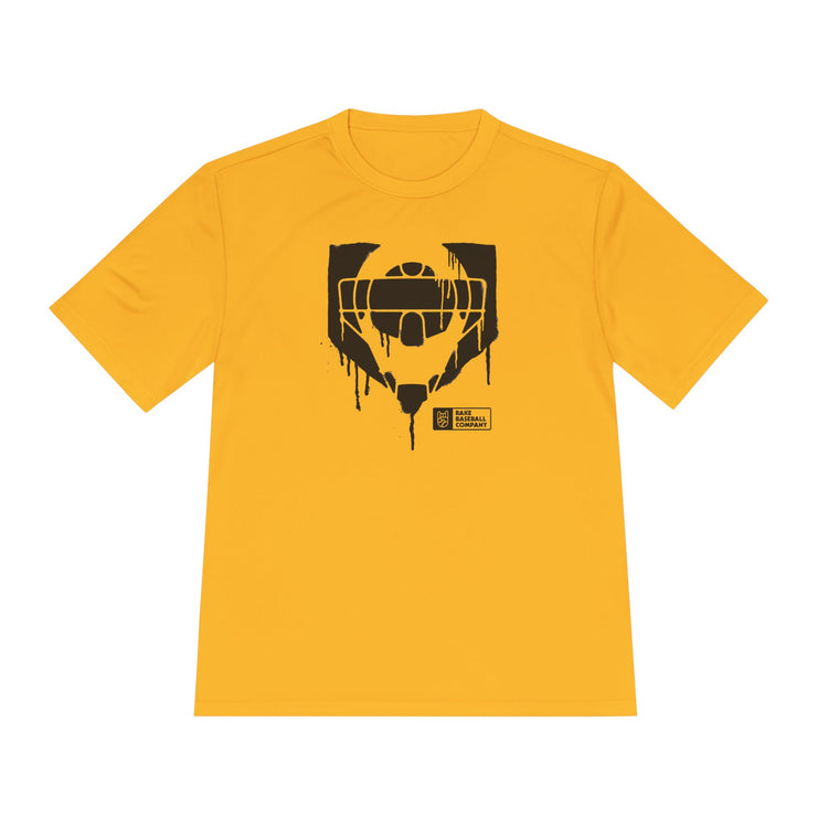 Catcher's Drip Dry Fit Tee - Rake Baseball Company - RAKE BASEBALL | BASEBALL T-SHIRT | BASEBALL CLOTHING | GOOD VIBES ONLY