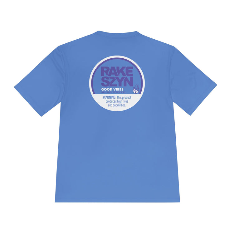 Rake SZYN Dry Fit Tee - Rake Baseball Company - RAKE BASEBALL | BASEBALL T-SHIRT | BASEBALL CLOTHING | GOOD VIBES ONLY