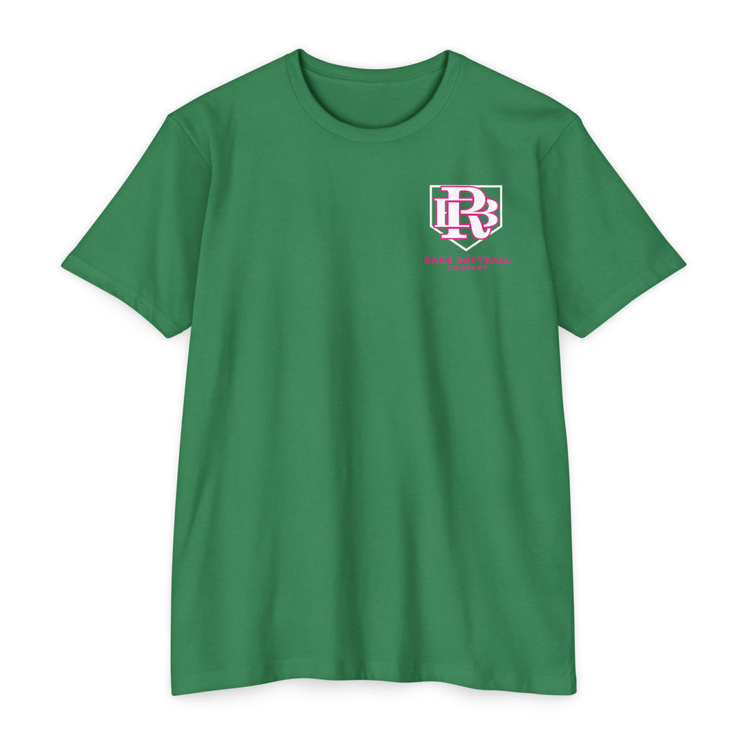 RB Homeplate Softball Tee - Rake Baseball Company - RAKE BASEBALL | BASEBALL T-SHIRT | BASEBALL CLOTHING | GOOD VIBES ONLY