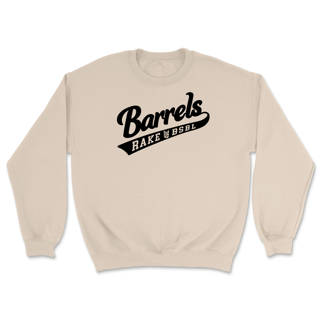 Barrels Crewneck Sweatshirt Rake Baseball Company