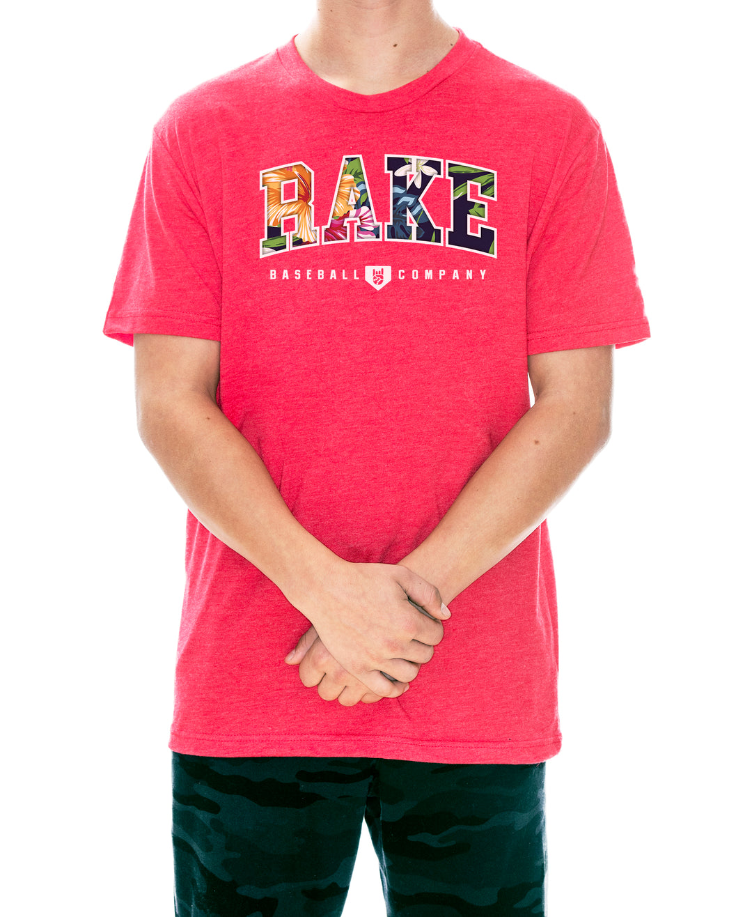 Rake Collegiate Floral Tee