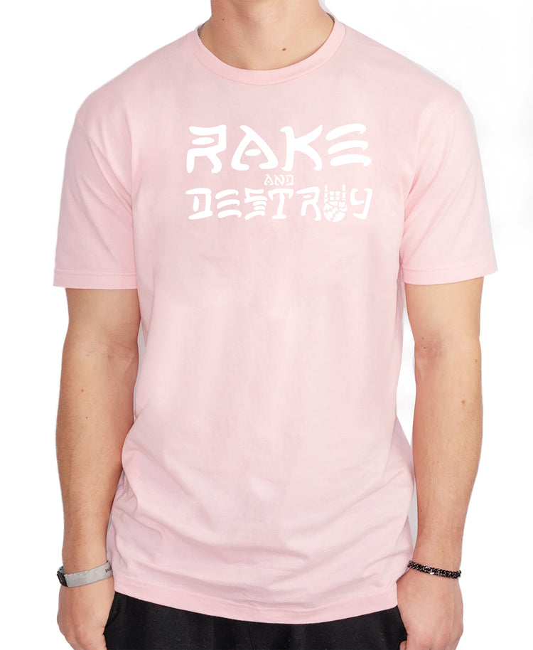 Rake and Destroy Tee - Rake Baseball Company - RAKE BASEBALL | BASEBALL T-SHIRT | BASEBALL CLOTHING | GOOD VIBES ONLY