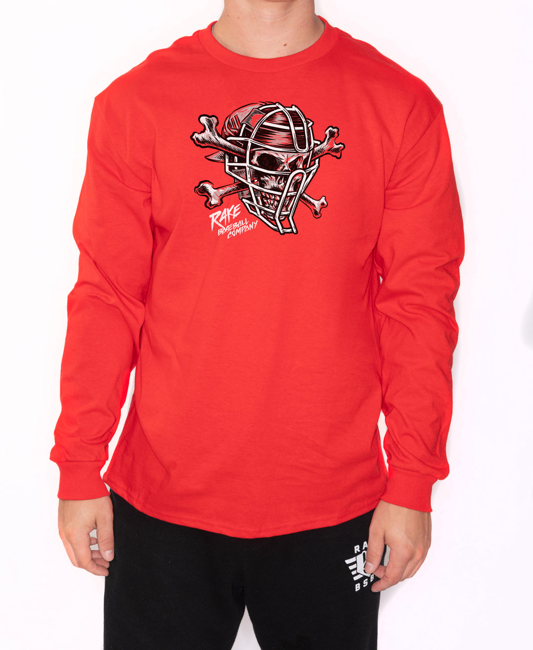 Catcher Skull Long Sleeve Tee