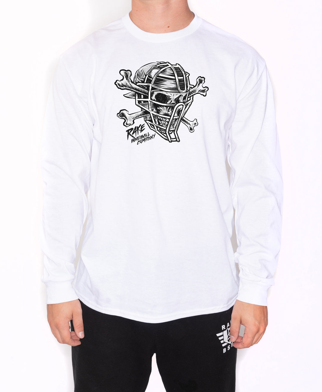 Catcher Skull Long Sleeve Tee