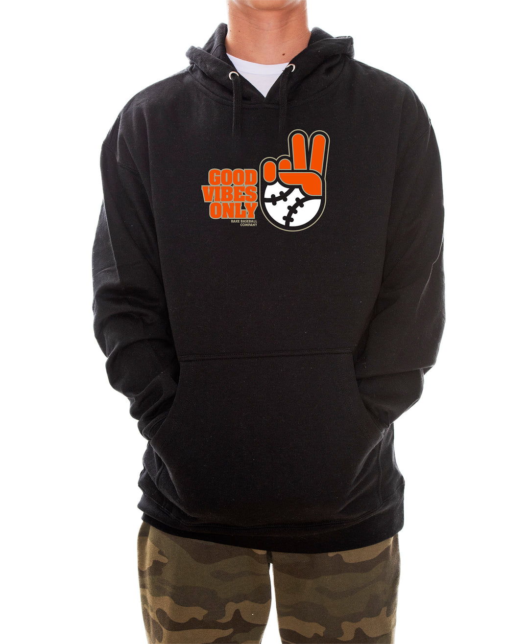 Good Vibes Only San Francisco Hoodie - Rake Baseball Company - RAKE BASEBALL | BASEBALL T-SHIRT | BASEBALL CLOTHING | GOOD VIBES ONLY