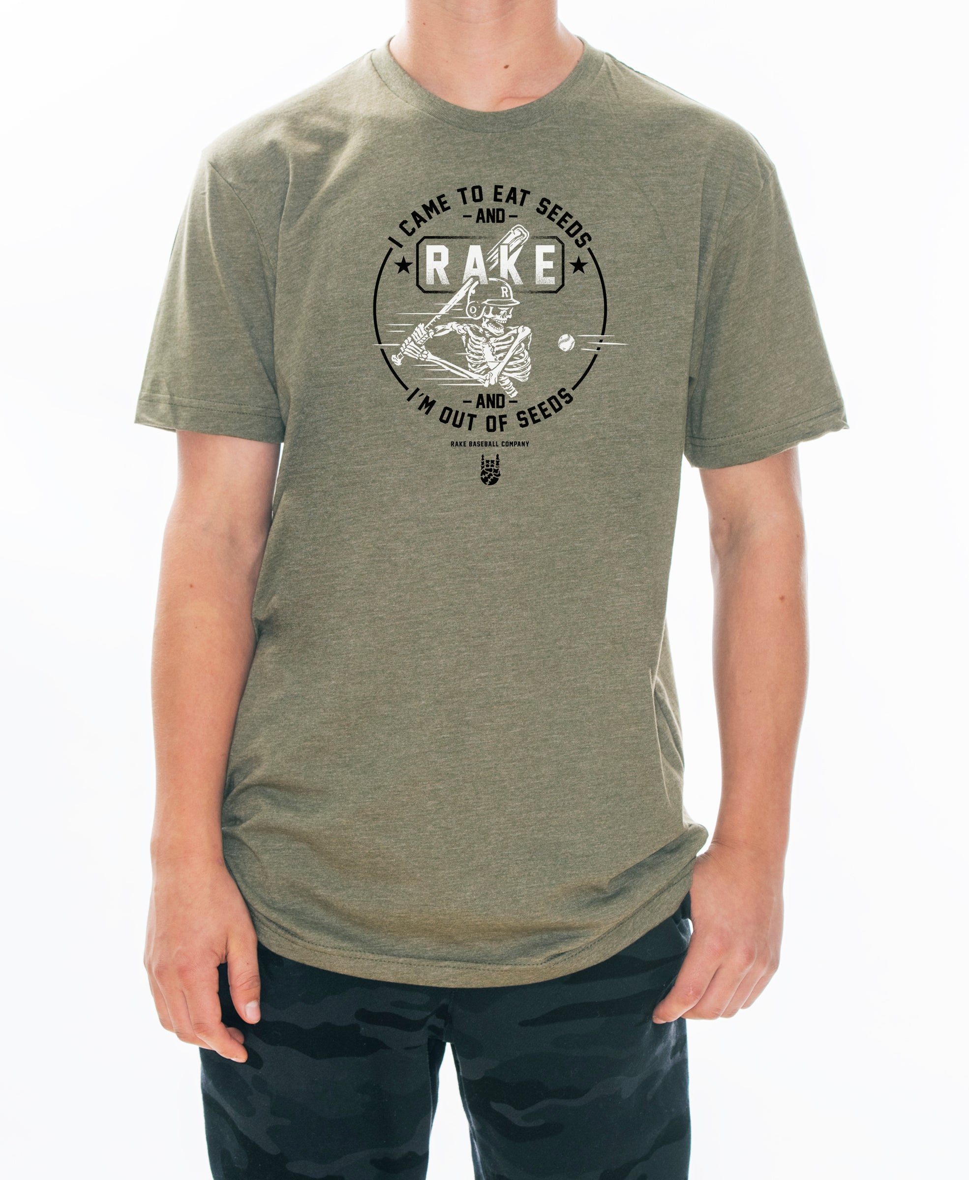 Rake Seeds Tee - Rake Baseball Company - RAKE BASEBALL | BASEBALL T-SHIRT | BASEBALL CLOTHING | GOOD VIBES ONLY