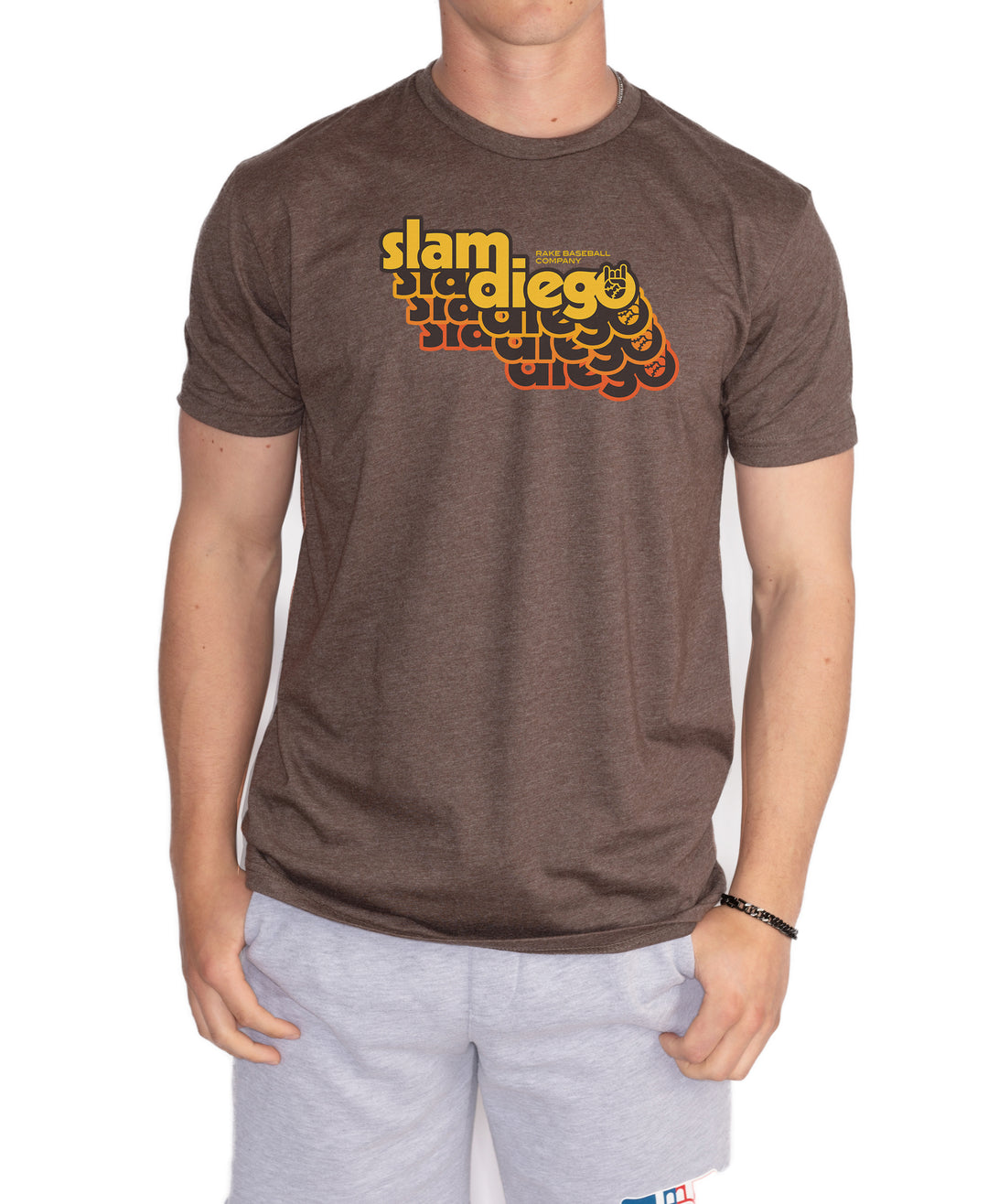 Slam Diego Tee - Rake Baseball Company - RAKE BASEBALL | BASEBALL T-SHIRT | BASEBALL CLOTHING | GOOD VIBES ONLY