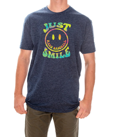 Just Smile Tie Dye tee