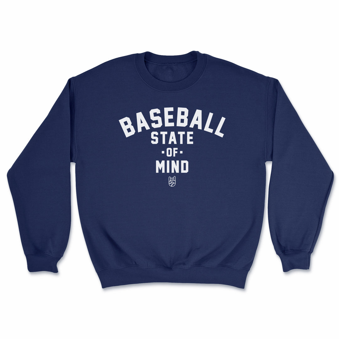 Baseball State Of Mind Crewneck Sweatshirt