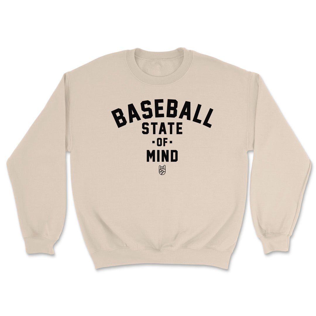 Baseball State Of Mind Crewneck Sweatshirt