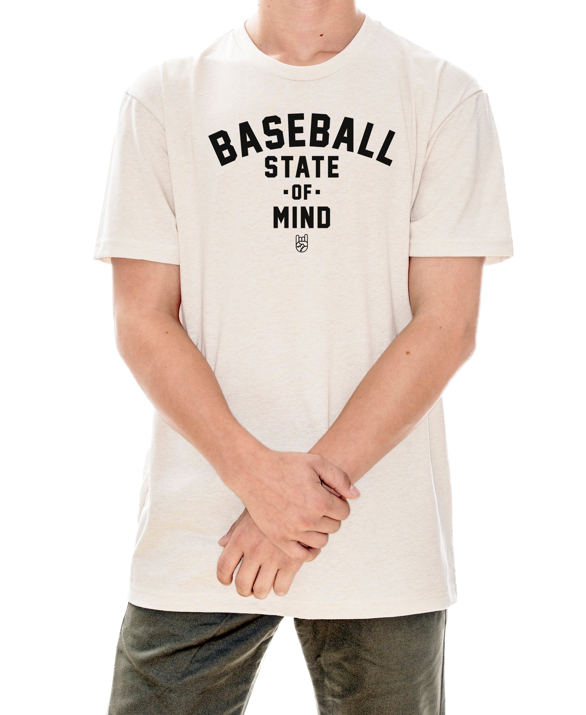 Baseball State Of Mind Tee - Rake Baseball Company - RAKE BASEBALL | BASEBALL T-SHIRT | BASEBALL CLOTHING | GOOD VIBES ONLY