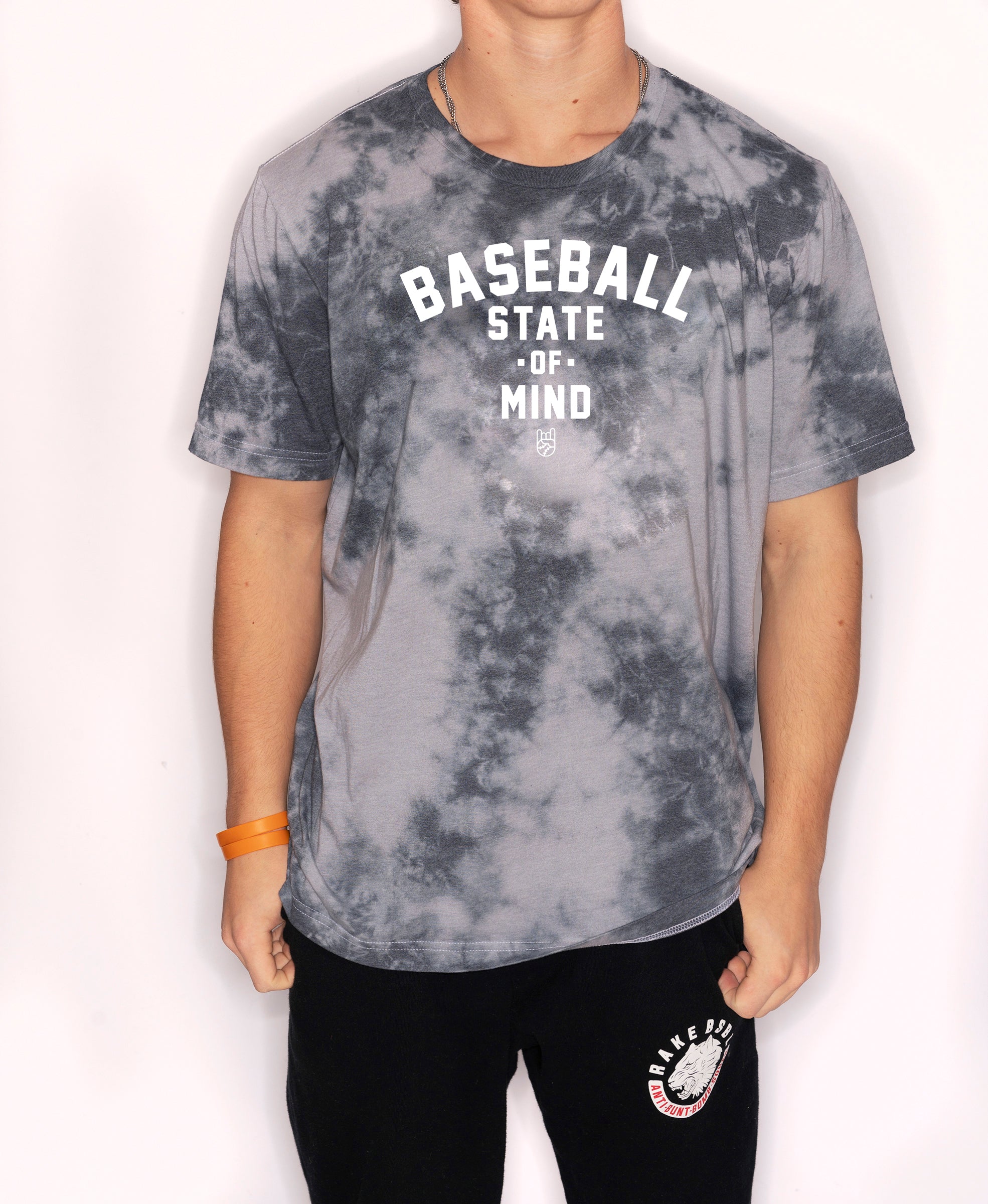 Baseball State Of Mind Tee - Rake Baseball Company - RAKE BASEBALL | BASEBALL T-SHIRT | BASEBALL CLOTHING | GOOD VIBES ONLY