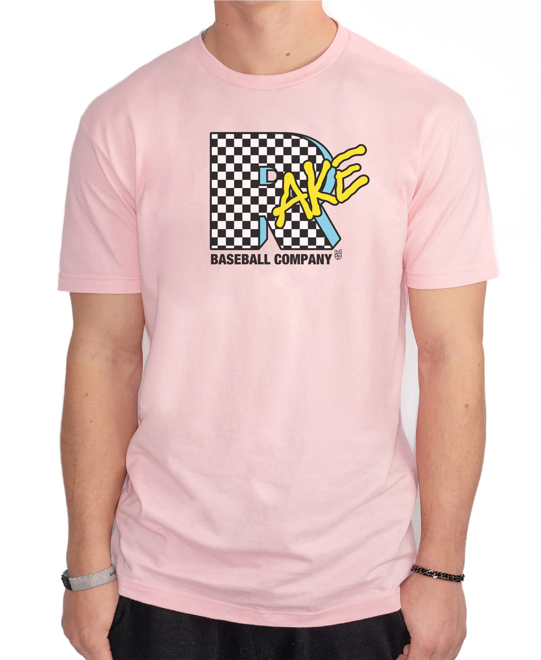 RakeTV Checker Tee - Rake Baseball Company - RAKE BASEBALL | BASEBALL T-SHIRT | BASEBALL CLOTHING | GOOD VIBES ONLY