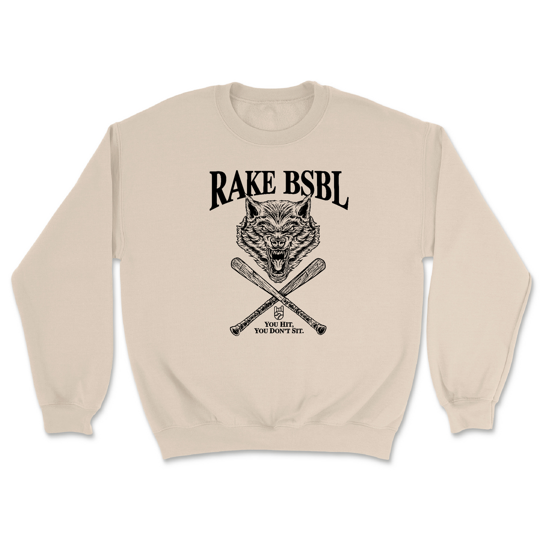 Rake Wolf Crewneck Sweatshirt