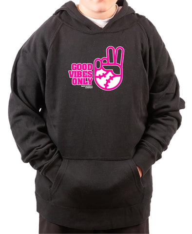 Good Vibes Only Pink Hoodie