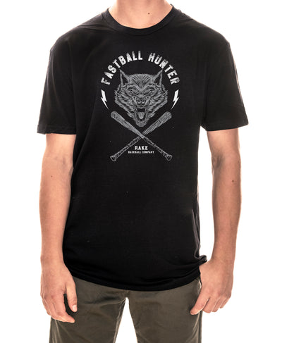 Fastball Hunter Tee - Rake Baseball Company - RAKE BASEBALL | BASEBALL T-SHIRT | BASEBALL CLOTHING | GOOD VIBES ONLY