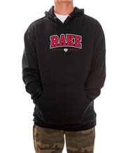 Rake Collegiate Hoodie - Rake Baseball Company - RAKE BASEBALL | BASEBALL T-SHIRT | BASEBALL CLOTHING | GOOD VIBES ONLY