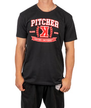 Pitcher U tee - Rake Baseball Company - RAKE BASEBALL | BASEBALL T-SHIRT | BASEBALL CLOTHING | GOOD VIBES ONLY