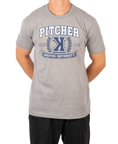 Pitcher U tee - Rake Baseball Company - RAKE BASEBALL | BASEBALL T-SHIRT | BASEBALL CLOTHING | GOOD VIBES ONLY