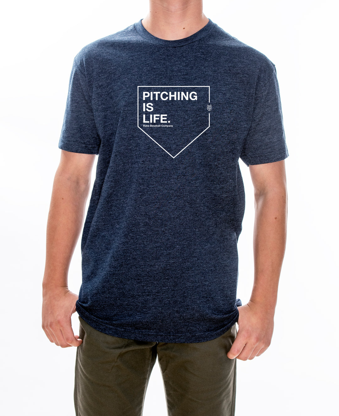 Pitching Is Life Tee - Rake Baseball Company - RAKE BASEBALL | BASEBALL T-SHIRT | BASEBALL CLOTHING | GOOD VIBES ONLY