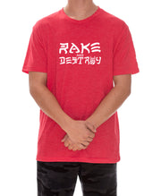Rake and Destroy Tee - Rake Baseball Company - RAKE BASEBALL | BASEBALL T-SHIRT | BASEBALL CLOTHING | GOOD VIBES ONLY