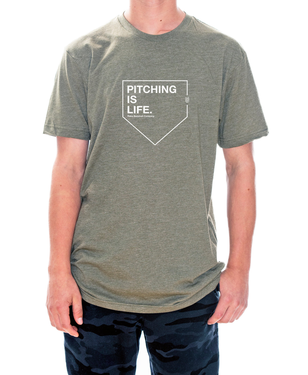 Pitching Is Life Tee - Rake Baseball Company - RAKE BASEBALL | BASEBALL T-SHIRT | BASEBALL CLOTHING | GOOD VIBES ONLY
