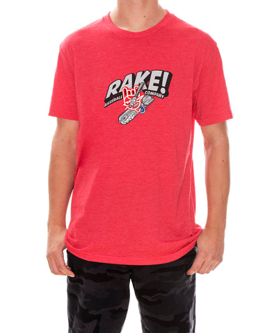 Rake Man Tee - Rake Baseball Company - RAKE BASEBALL | BASEBALL T-SHIRT | BASEBALL CLOTHING | GOOD VIBES ONLY