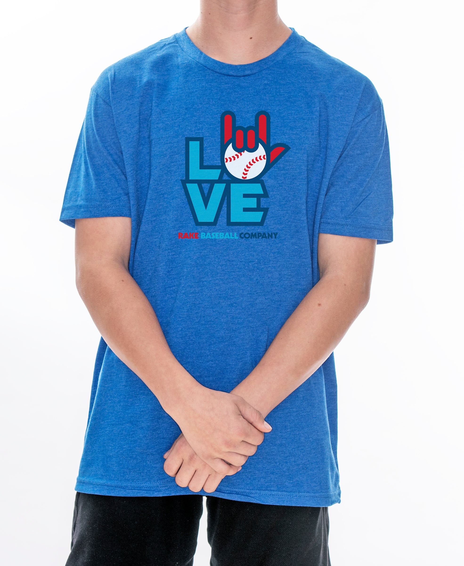 LOVE tee - Rake Baseball Company - RAKE BASEBALL | BASEBALL T-SHIRT | BASEBALL CLOTHING | GOOD VIBES ONLY