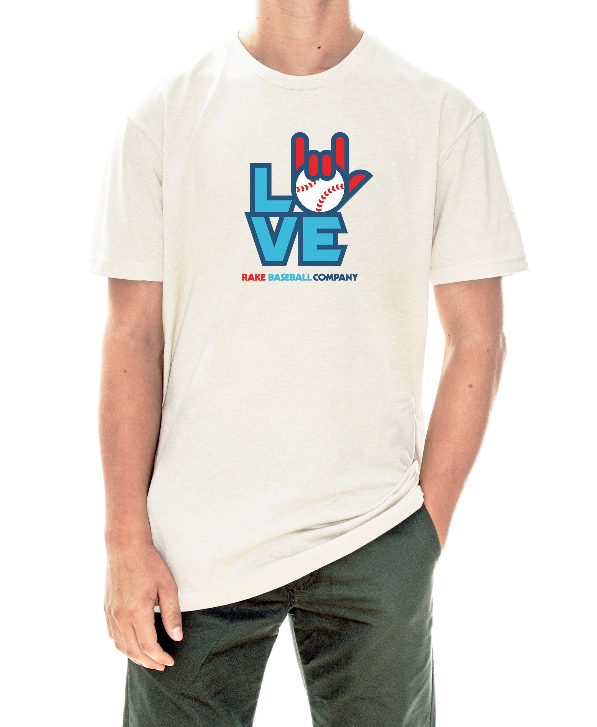 LOVE tee - Rake Baseball Company - RAKE BASEBALL | BASEBALL T-SHIRT | BASEBALL CLOTHING | GOOD VIBES ONLY