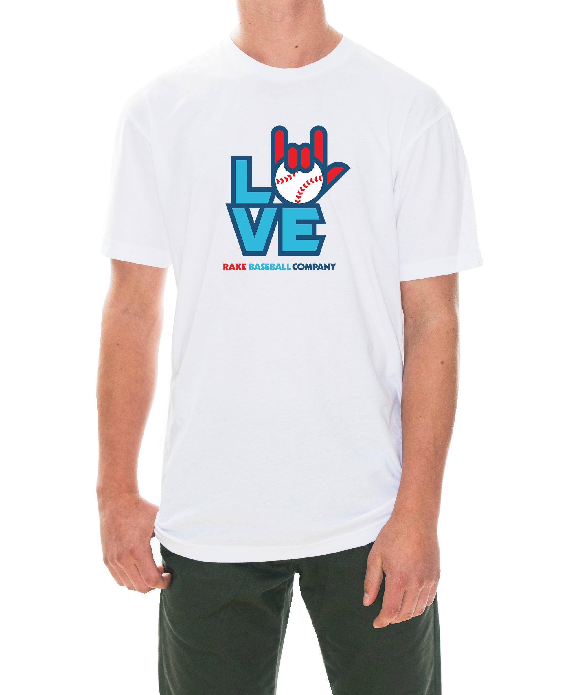 LOVE tee - Rake Baseball Company - RAKE BASEBALL | BASEBALL T-SHIRT | BASEBALL CLOTHING | GOOD VIBES ONLY