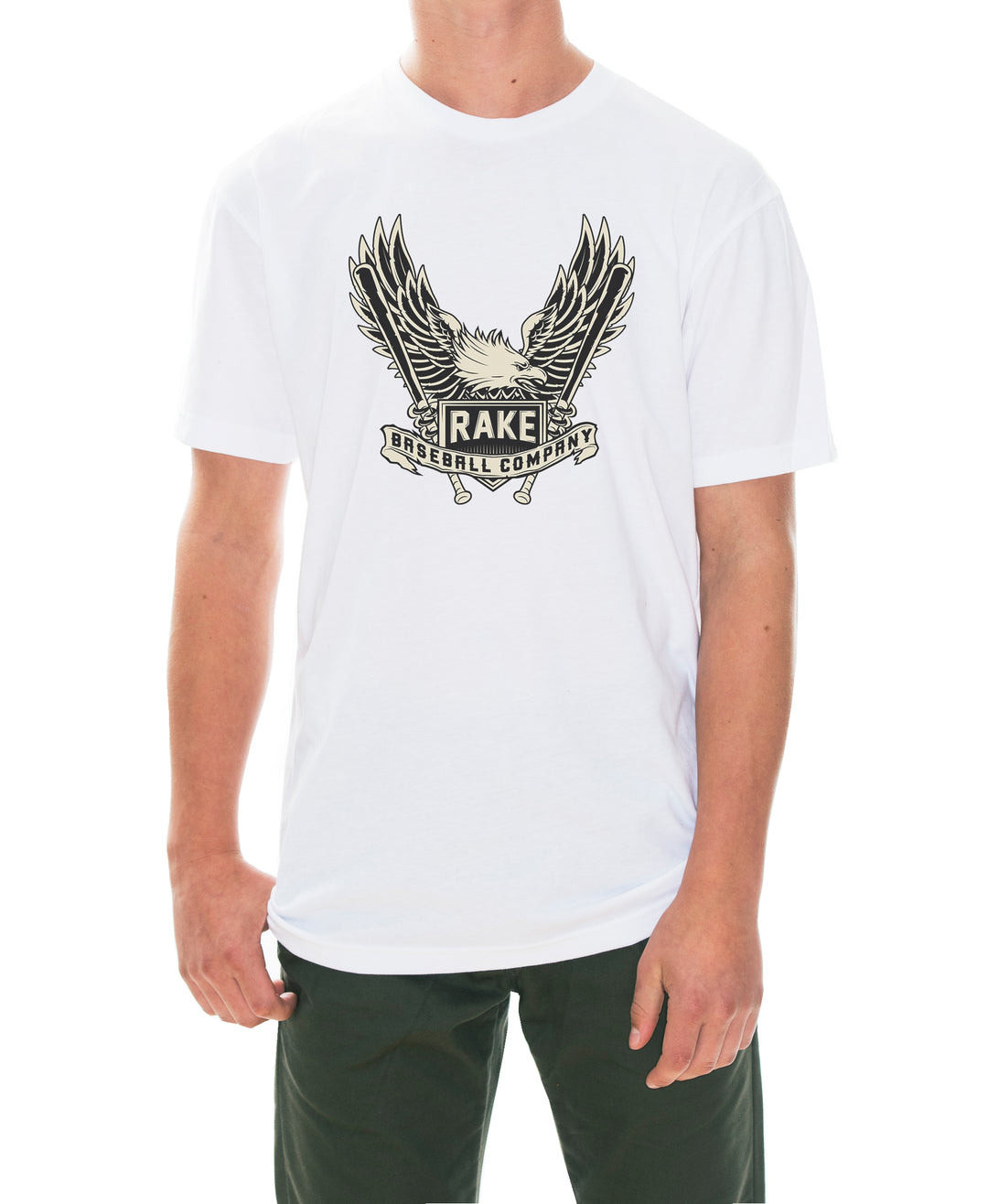 Rake Eagle Tee - Rake Baseball Company - RAKE BASEBALL | BASEBALL T-SHIRT | BASEBALL CLOTHING | GOOD VIBES ONLY