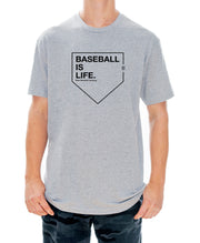 Baseball Is Life Tee - Rake Baseball Company - RAKE BASEBALL | BASEBALL T-SHIRT | BASEBALL CLOTHING | GOOD VIBES ONLY