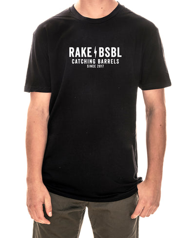 Rake Bolt Tee - Rake Baseball Company - RAKE BASEBALL | BASEBALL T-SHIRT | BASEBALL CLOTHING | GOOD VIBES ONLY