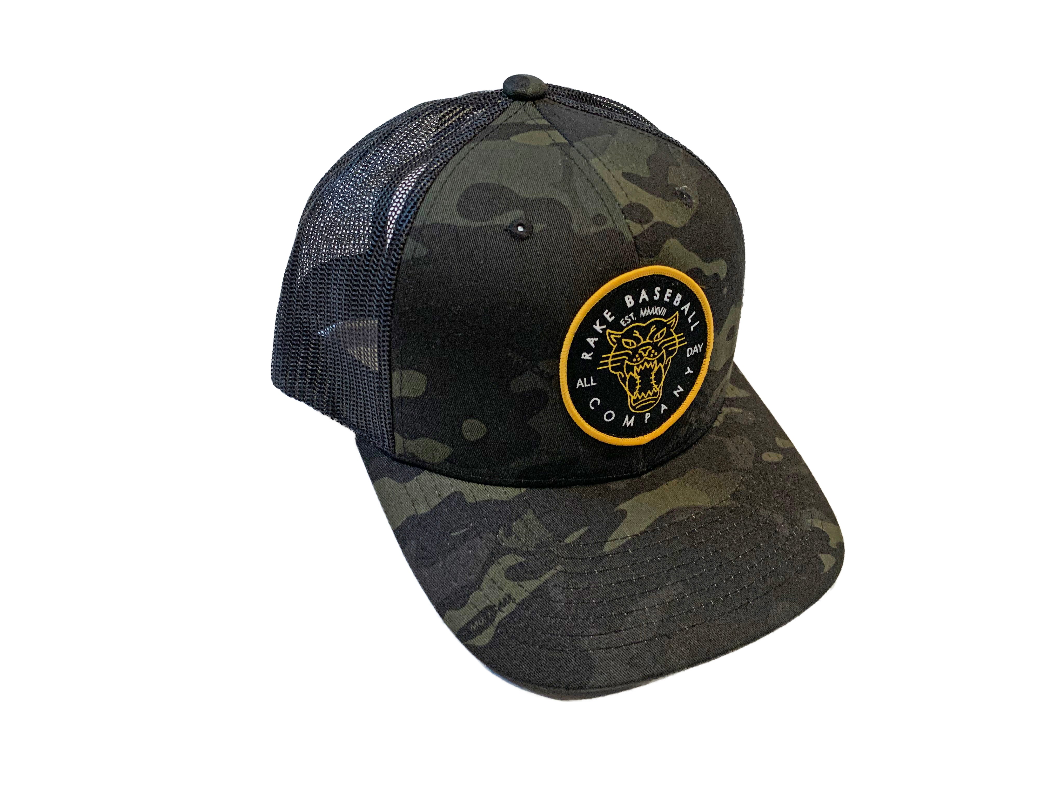 Hellcat Camo Snapback - Rake Baseball Company - RAKE BASEBALL | BASEBALL T-SHIRT | BASEBALL CLOTHING | GOOD VIBES ONLY