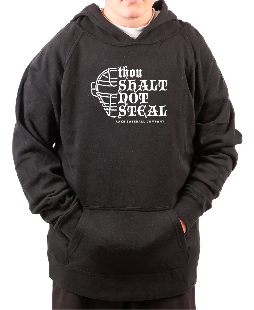 Thou Shalt Not Steal Hoodie - Rake Baseball Company - RAKE BASEBALL | BASEBALL T-SHIRT | BASEBALL CLOTHING | GOOD VIBES ONLY